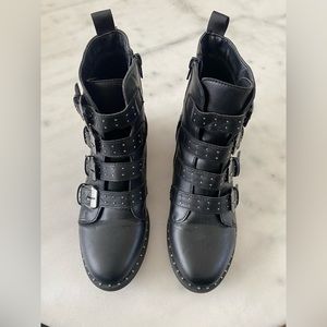 Black Moto Boots